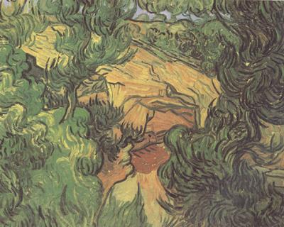 Vincent Van Gogh Entrance to a Quarry (nn04) France oil painting art
